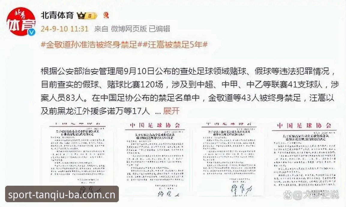 中国足协第三批禁足名单深度评测：65人受罚，足球反腐风暴再升级